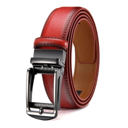 Genuine Leather Men's High-quality Buckle Jeans, Cowhide Casual Belt, Business Denim Belt, Men's Automatic Buckle Belt
