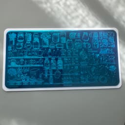 XMQ STAMPING NAIL PLATES FLOWERS LETTERS TEMPLATE