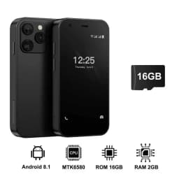 15SE Small Pocket Mobile Phone 3.0 Inch HD Screen 3G WCDMA Android 8.1 Dual SIM Face Unlock WiFi GPS Play Store Mini Smartphone