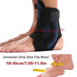 1PCS Ankle Support Brace for Men & Women – Adjustable Knob Ankle Brace for Plantar Fasciitis, Tendonitis– Adjustable System Ankl