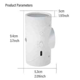 Rechargeable LED Night Light with Motion Sensor Wall Lamp 3 Light Modes Indoor Light Magnetic Staircase Light