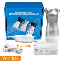 Microcurrent RF LED Photon Beauty Machine NeedleFree Electroporation Massager for Facial & Skin Lifting Tightening Rejuvenation