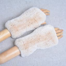 Lady Winter 100% Natural Real Rex Rabbit Fur Glove Women Soft Rex Rabbit Fur Glove Foashion Warm Knitted Genuine Fur Gloves