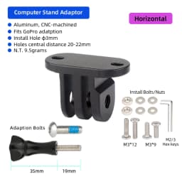 Aluminum Bicycle Computer Mount Adapters for Garmin Edge Bryton Compatible with Gopro Sport Action Camera MTB Road Bike Parts