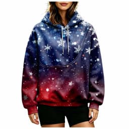 Women Fall And Winter Hoodie With Pet Pouch Oversized Pocket Colorful Print Sweatshirt For Dogs And Hoodies for Women Casual