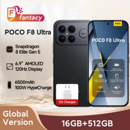 Global Version POCO F8 Ultra Smartphone Snapdragon 8 Elite Gen 5 6500mAh Battery 100W HyperCharging 50MP 6.9" 120Hz Display NFC
