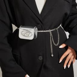 European And American New Letter A Belt Bag Ins Waist Chain Bag Accessories Women's Decoration With Skirt Jeans High-end Belt
