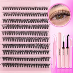30D 40D Natural Feather-Soft Slim Lash Kit – Effortless Daily Glam for Fresh, Natural Makeup! Ultra-Gentle & Delicate