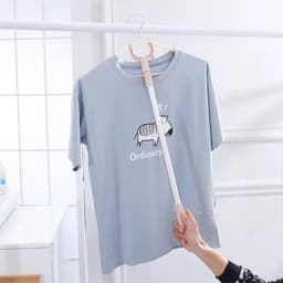 Balcony Fork Pole The Hangers for Clothes Pole Retractable Pole Drying Pole Fork Dress Stick Space Saving Clothing Rack