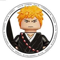 Building Blocks KDL820 BLEACH Anime Cartoon Mini Action Figures Toy Christmas Present Ichigo HollowJujutsu Kaisen MOC diy