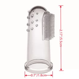 5pcs Soft Finger Pet Toothbrush Teddy Dog Brush Off Bad Breath Tartar Teeth Care Dogs Cat Tooth Brush