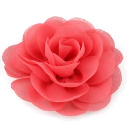 10pcs/lot 20colors 8.5cm Chiffon Petals Poppy Artificial Rolled Rose Fabric Flowers For Wedding Bridal Bouquets Decoration
