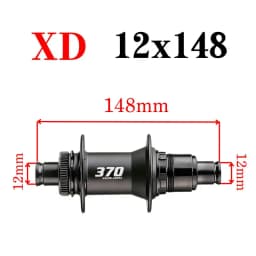 Boost Cube 32 Holes Ratchet 36T Rear 12x148 Front 15x110 Hub Center Lock 12-Speed Micro Spline XD Sealed Bearing for Mtb Bike