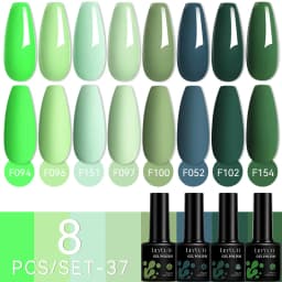 LILYCUTE 12PCs 7ml Nude Brown Red Nail Gel Polish Set Semi Permanent UV Gel For Nail Art Manicure Soak Off Gel Nail Polish Kit