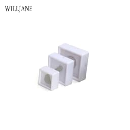 Wholesale Loose Diamond Gemstone Storage Collection Display Box Top Glass Beads Organizer Show Case Square Gems Holder Container