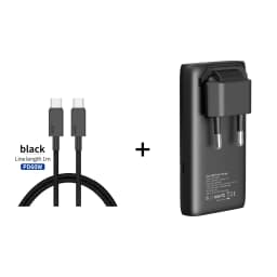 New 65W GaN Ultra-Slim Foldable Wall Charger, Supports USB-C Fast Charging, Suitable for Charging Smartphones and 5V/2.4A Device