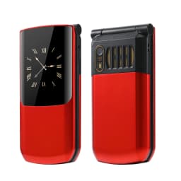 UNIWA 4G Feature Phone YeeMI S7 Dual SIM Dual Screen Large Fonts Phones For Old Man 4800mAh Cellphone Russian Hebrew keyboard