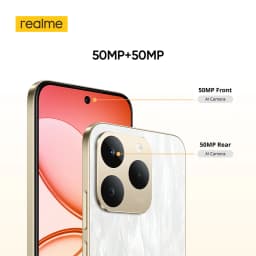 realme 15T 5G Smartphone NFC Dimensity 6400 Max Chipset Dual 50MP AI Cameras 6.57" 120Hz AMOLED Display 7000mAh Battery 60W