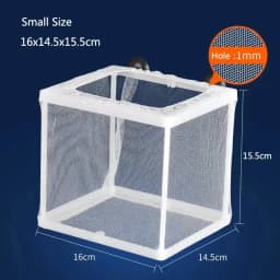 Plastic Aquarium Fish Breeding Isolation Box Fish Tank Aquarium Breeder Hatching Incubator Fish Tanks Isolator Feeding Accessory