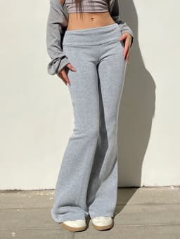 Casual Sexy Basic Solid Flare Pants Y2K Slim Low-Waisted Boot Cut Pants Women 2025 Autumn Spring Fashion Streetwear Lady