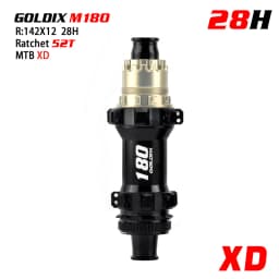 GOLDIX M180 MTB BOOST Hub Center Lock Disc 28H EXP Ratchet 52T Mountain XD Class Bike Hub for Shimano SRAM 11 12 Speed