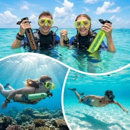GOYOJO Mini Scuba Diving Tank 5-10 Minutes Dive Bottle 0.5L Oxygen Scuba Dive Cylinder for Scuba Diving Snorkeling