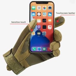 1 pair Winter Men Tactical Gloves Thick wear-resistant Full Finger Gloves Touch Screen Waterproof Sport Motorcycle Gloves Hot