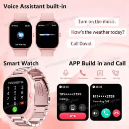 Smartwatch Men Dial to Answer Calls Calorie Tracking Heart Rate Blood Oxygen Monitoring Bluetooth Smart Watches Women Pk HT30