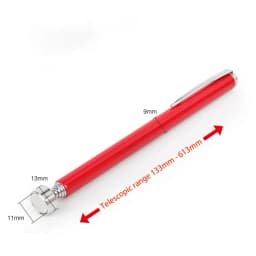 Portable Telescopic Magnetic Magnet Pen with LED Light Handy Tools Capacity For Picking Up Nut Bolt Extendable Pickup Rod Stick