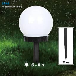 3-12Pack Solar Powered LED Bulb Lamp Energy Light Waterproof Outdoor Garden Decoration Ball Lights Lawn Yard Pathway Lamp