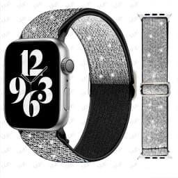 Nylon Strap for Apple Watch Band Ultra2-1 49mm 41mm 45 mm 38/42 Bohemian Elastic Bracelet iWatch Series 9 8 7 6 5 4 3 Se 40/44mm