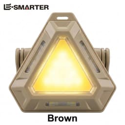 Magnetic Rechargeable Outdoor Flashlight, Triangle Red Blue Warning Camping Lamp, Compact Portable Multi-Purpose Light