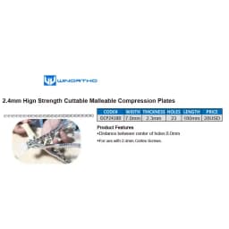 AO reconstruction LC-DCP cuttable plates veterinary orthopedic instruments pet animal surgical Compression winortho tplo