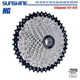 SUNSHINE hg 12-speed cassette 11 34 40 42 46 50 52 ultralight 12 speed cassette for Shimano Mountain Road bike 12v cassette