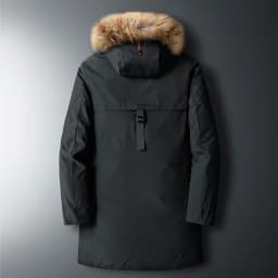 Men White Duck Down Removable Cap Mens High Quality Thermal Down Jacket Thick Puffer Jacket Parkas Overcoat Men's Winter Parka