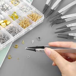 1Pc Anti-Static High Quality ESD Tweezers Replaceable Tweezers Tips Stainless Steel Body Carbon Fiber Conductive Plastic Tweezer