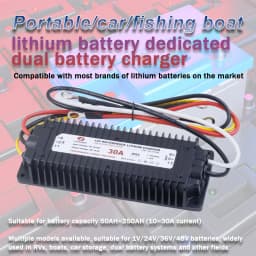 Rv Bed Car High-Power Secondary Battery Charging 12v24v To 14.6v29.2v400w Lithium Iron Phosphate Charger