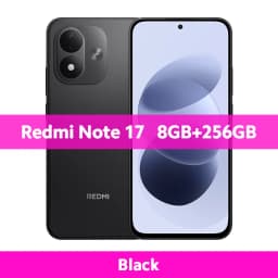 Global Version Xiaomi Redmi Note 17 4G Smartphone 128GB / 256GB ROM 7700mAh 45W 50MP Snapdragon® 6s 4G Gen 2 CPU 120Hz 6.99"