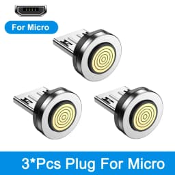 AUFU 60W Magnetic USB Cable Fast Charging USBC To Type C Micro Magnetic Data Cord For Macbook Samsung Xiaomi Magnet Charger Wire