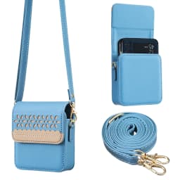 Luxury Embossed Small Flower Universal Bag Case For Samsung Z flip 7 6 5 4 3 7Fe Long Lanyard Shoulder Strap Back Cute Cover