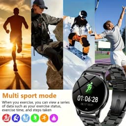 Smart Watch, Premium, 1.5-Inch Touchscreen, with Call Reminder, Music Control, Multi-Sport Modes, Message Reminder, Alarm