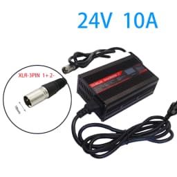 24V 10A Charger Smart Aluminum Case Is Suitable For 2S 24V LCD Dispay Lead Acid Battery OLED Display Fast Charger OHRIJA