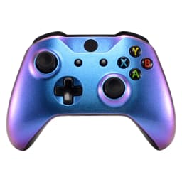 eXtremeRate Faceplate Cover Front Housing Shell Case for Xbox One S / Xbox One X Controller (Model 1708) - Sakura Pink