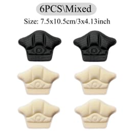 8pcs Heel Protector for Shoes Heel Stickers Inserts Insoles Anti Pain Sneakers Heel Pads Pain Relief Feet Pad Shoe Size Reducer