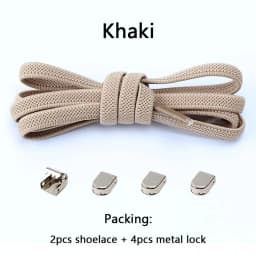 No tie Shoe laces Elastic laces Sneakers Flat Shoelaces without ties Quick Shoelace for Shoes Kids Adult One Size fits All Shoes