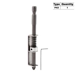 iLMH Spring-loaded Screw Holder Bit, Anti-Drop Screw Fixing Bit Power Tool Accessories, Drill Bit Holder for PH2 T20 T25 Screw