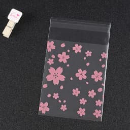 50pcs 100Pcs Transparent Dot self-adhesive Jewelry Packaging Bags Fresh-keeping Dustproof Reclosable Candy Cookie Storage DIY