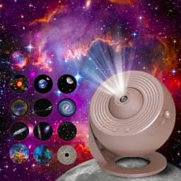 13 In 1 Planetarium Star Projector HD Image Area LED Night Light,4K 13 Film Discs,360° Rotate 1/2h Timer for Kids&Adults Bedroom