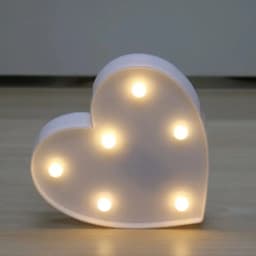 1pc LED Letter Love Heart Lights, Proposal Marriage Romantic Confession Scene Atmosphere Decoration Shaped Lights