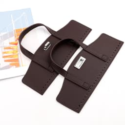 2Pcs Detachable PU Leather Bag Handle Bag Cover Bag Accessories Bag Flap High Quality Replacement Accessories for DIY Handbag